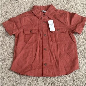 Old Navy-Kids Rust Button-Up Shirt